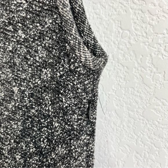 Theory Tweed Cozma Aglow Fit Flare Contrast Menswear Dress - Picture 6 of 11